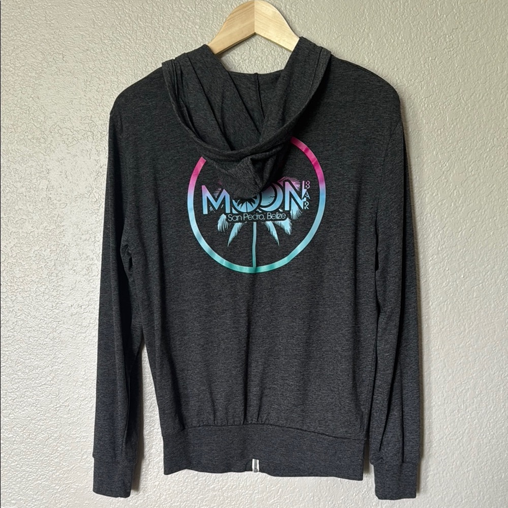 Threadfast Apparel Belize Gray Zip-Up Hoodie - Picture 4 of 6